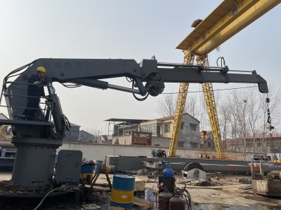 Crane Telescopic Crane Hydraulic Knuckle ประสบความสำเร็จในการดีบัก